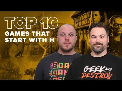 Top 10 Games that Start with H - BGG Top 10 w/ The Brothers Murph