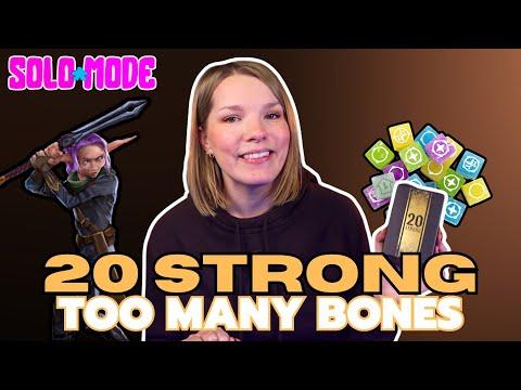 20 Strong: Too Many Bones - BGG Solo-Mode w/ Foster the Meeple