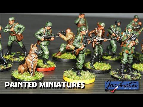 Sniper Elite painted miniatures