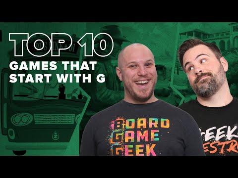 Top 10 Games that Start with G - BGG Top 10 w/ The Brothers Murph