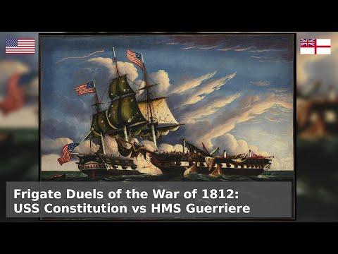 Frigate Duels of the War of 1812 - USS Constitution vs HMS Guerriere